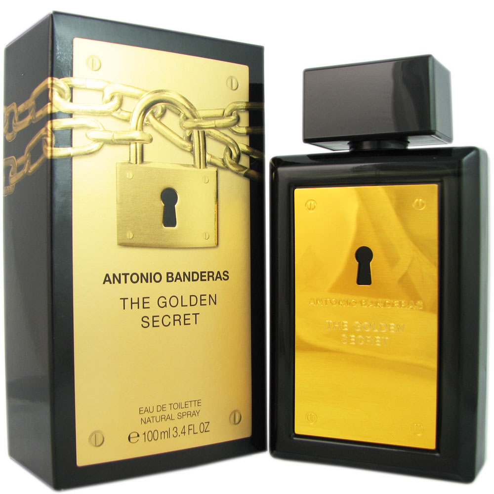 The Golden Secret for Men by Antonio Banderas 3.4 oz Eau De Toilette Spray
